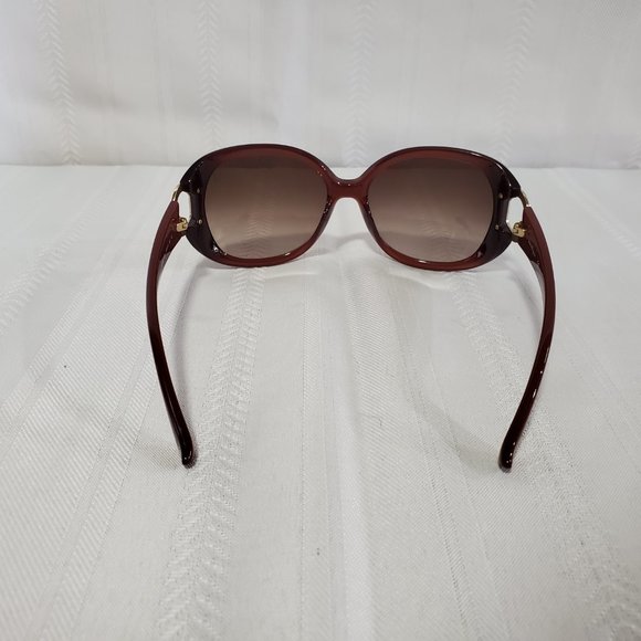 Salvatore Ferragamo Rust Red Sf668s 224 57 17 125 Sunglasses main image 8